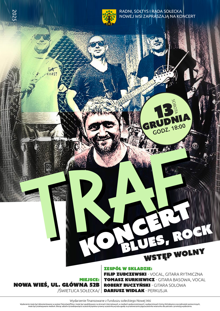 Grafika prezentuje treśc komunikatu